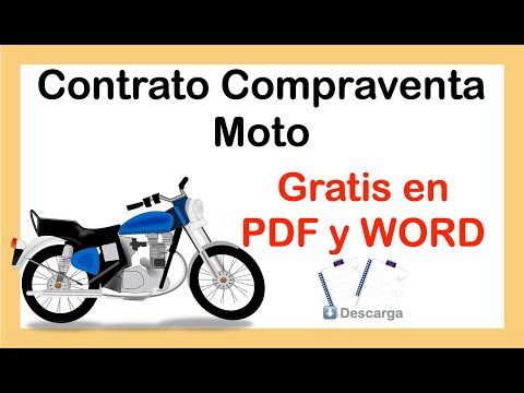 Contrato de Compraventa de Moto: Modelo y Ejemplo