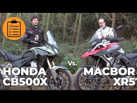 Comparativa: Macbor Montana XR5 vs Honda CB500X