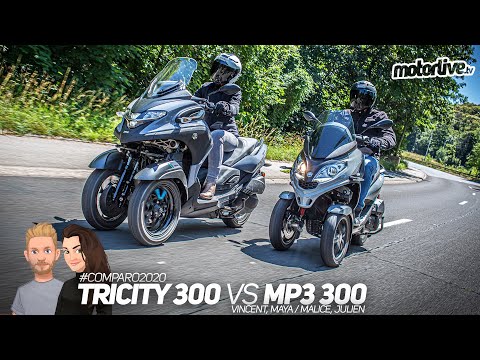 Comparativa Yamaha Tricity 300 vs Piaggio MP3 500: ¿Cuál es mejor?