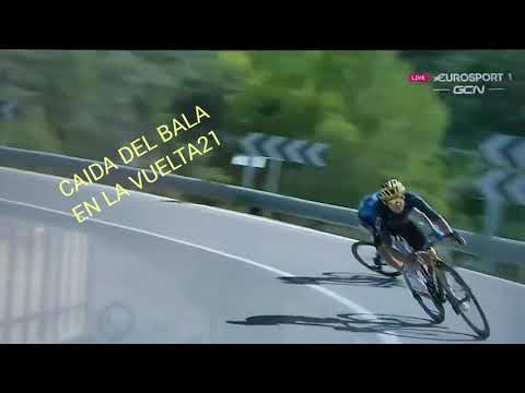 Valverde sufre espectacular caída en la Vuelta Ciclista