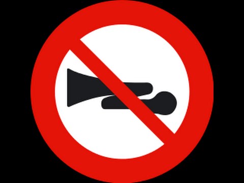 ¿Está prohibido usar señales acústicas? - Señalización vial