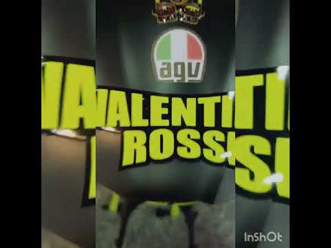 Casco Valentino Rossi Sol y Luna: Diseño único para los fans del motociclismo