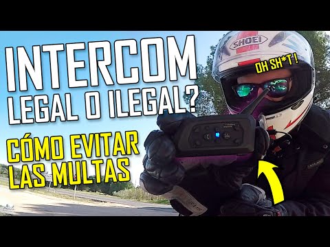 Intercomunicadores de moto: ¿Legales o no?