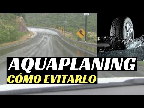 Consejos para evitar el aquaplaning en carretera